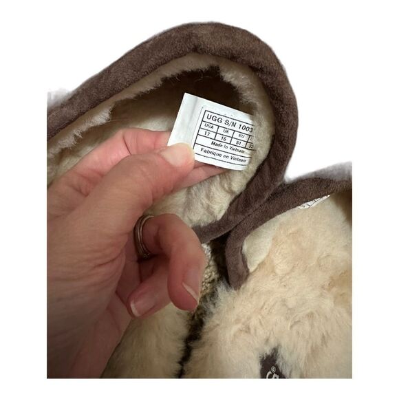 UGG | AUSTRALIA MEN’S SHEEP’S WOOL LINED TWEED SCUFF SLIPPERS RARE | 17 - Picture 4 of 5